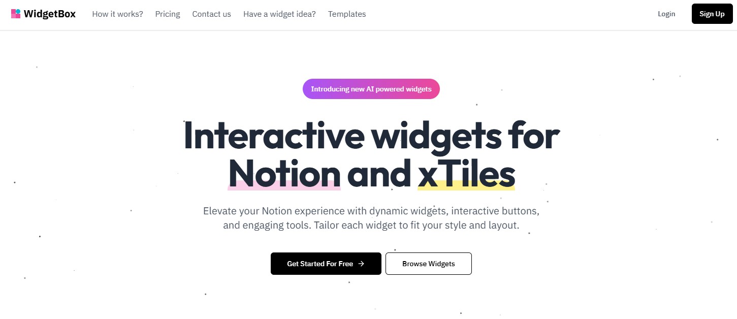 Widgetbox