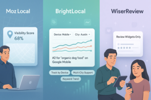 Local SEO rank tracking comparison