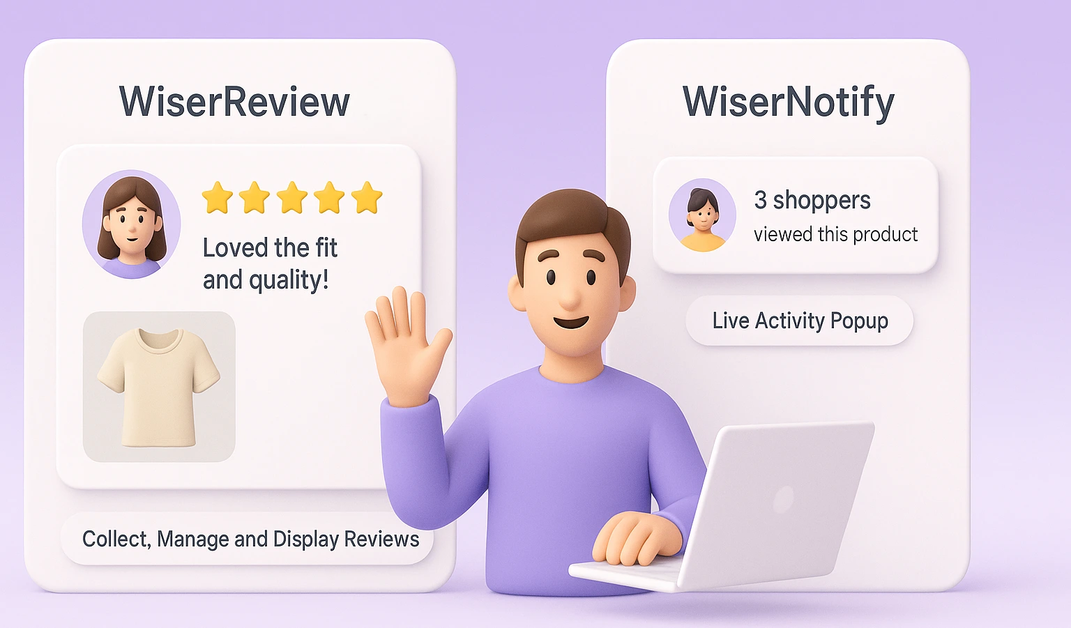 How to Choose the Best Fera Alternative: WiserReview for reviews, WiserNotify for live social proof