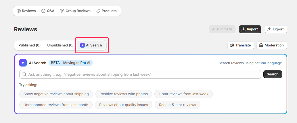 Ai search