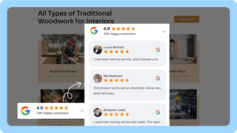 Google Reviews Badges