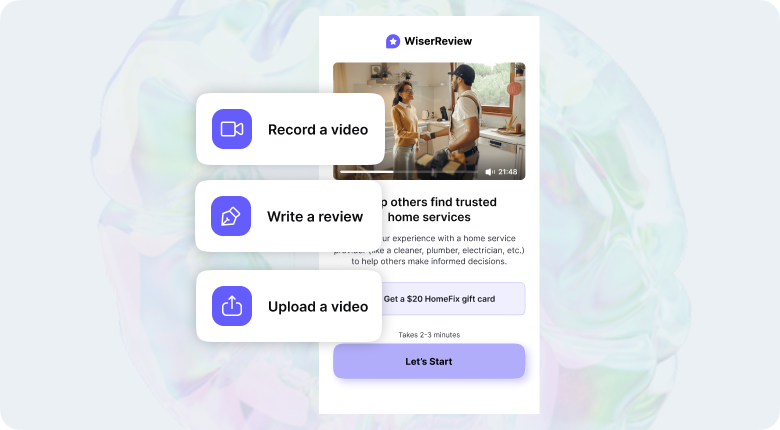Collect review home