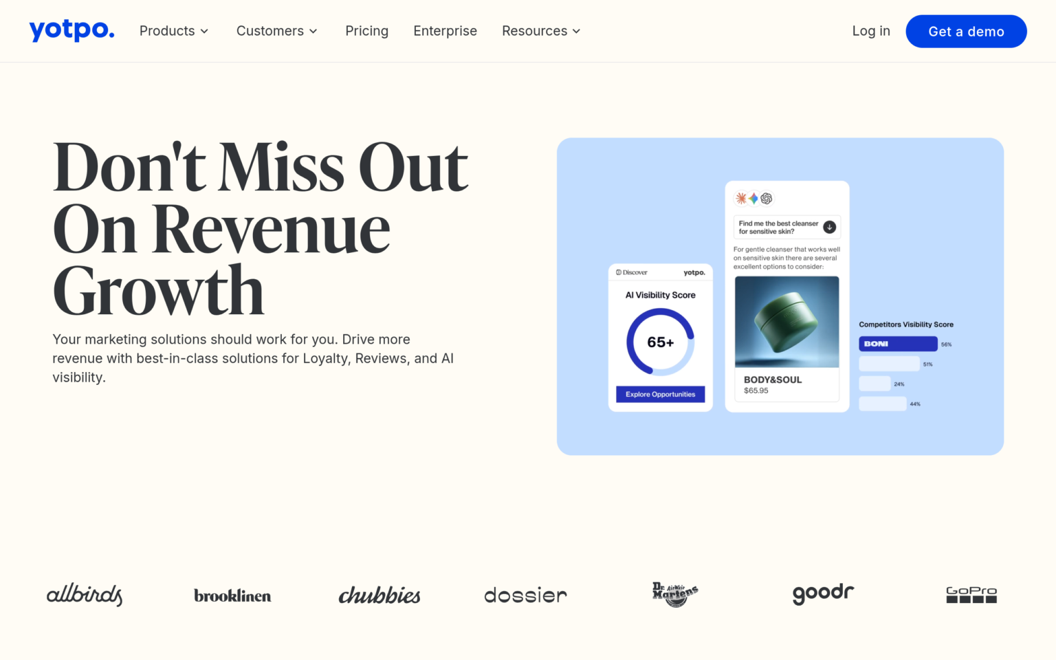 Yotpo homepage July 2026