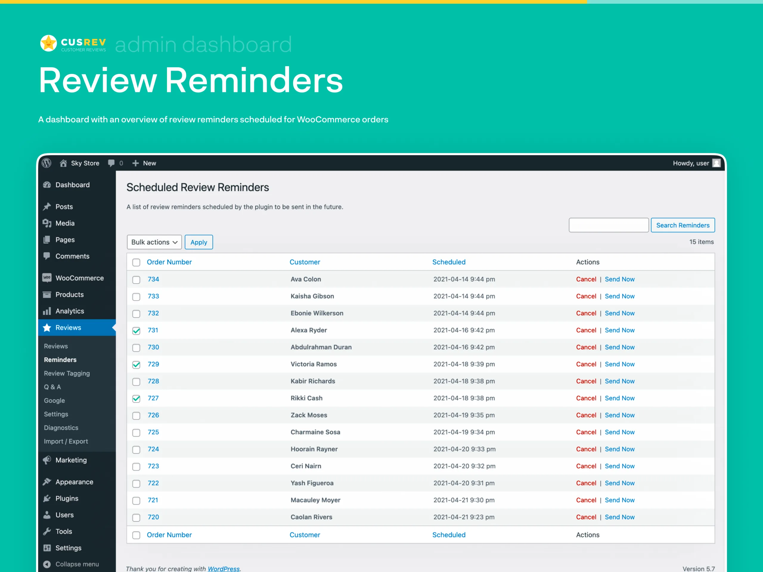Customer Reviews for WooCommerce