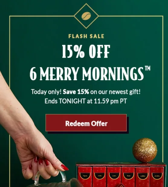 Bean Box today-only flash sale at 15% off its newest gift, ending at 11:59 pm PT
