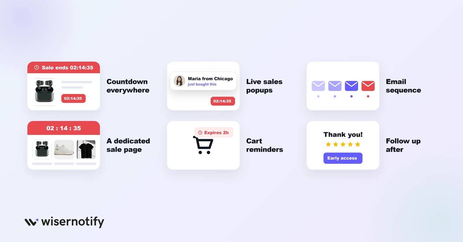 Ways to get more flash sale sales: countdown everywhere, live sales popups, email sequence, dedicated sale page, cart reminders, follow up after
