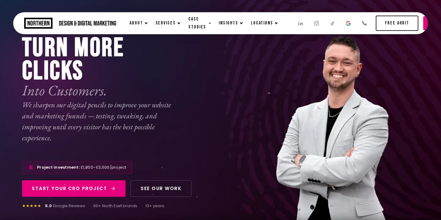 Northern Digital CRO service page