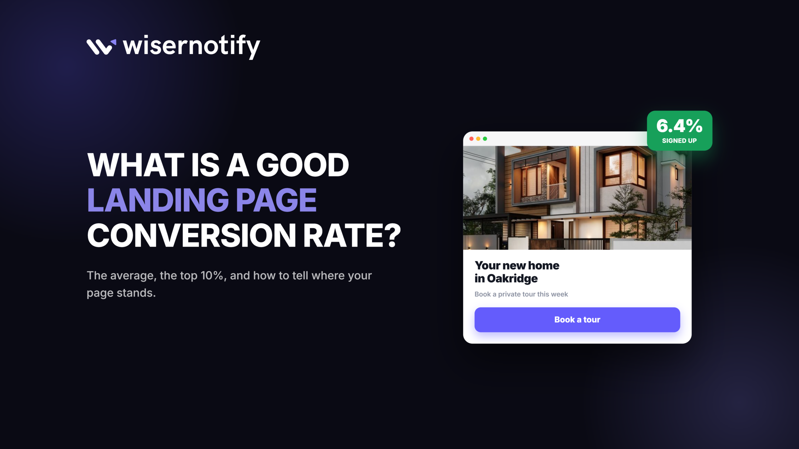 what is a good landing page conversion rate