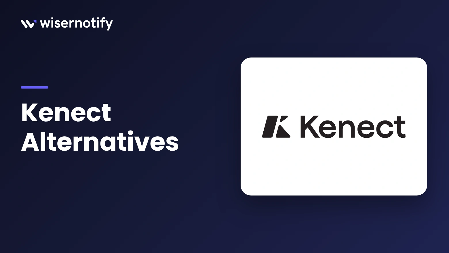 Kenect Alternatives cover with the Kenect logo