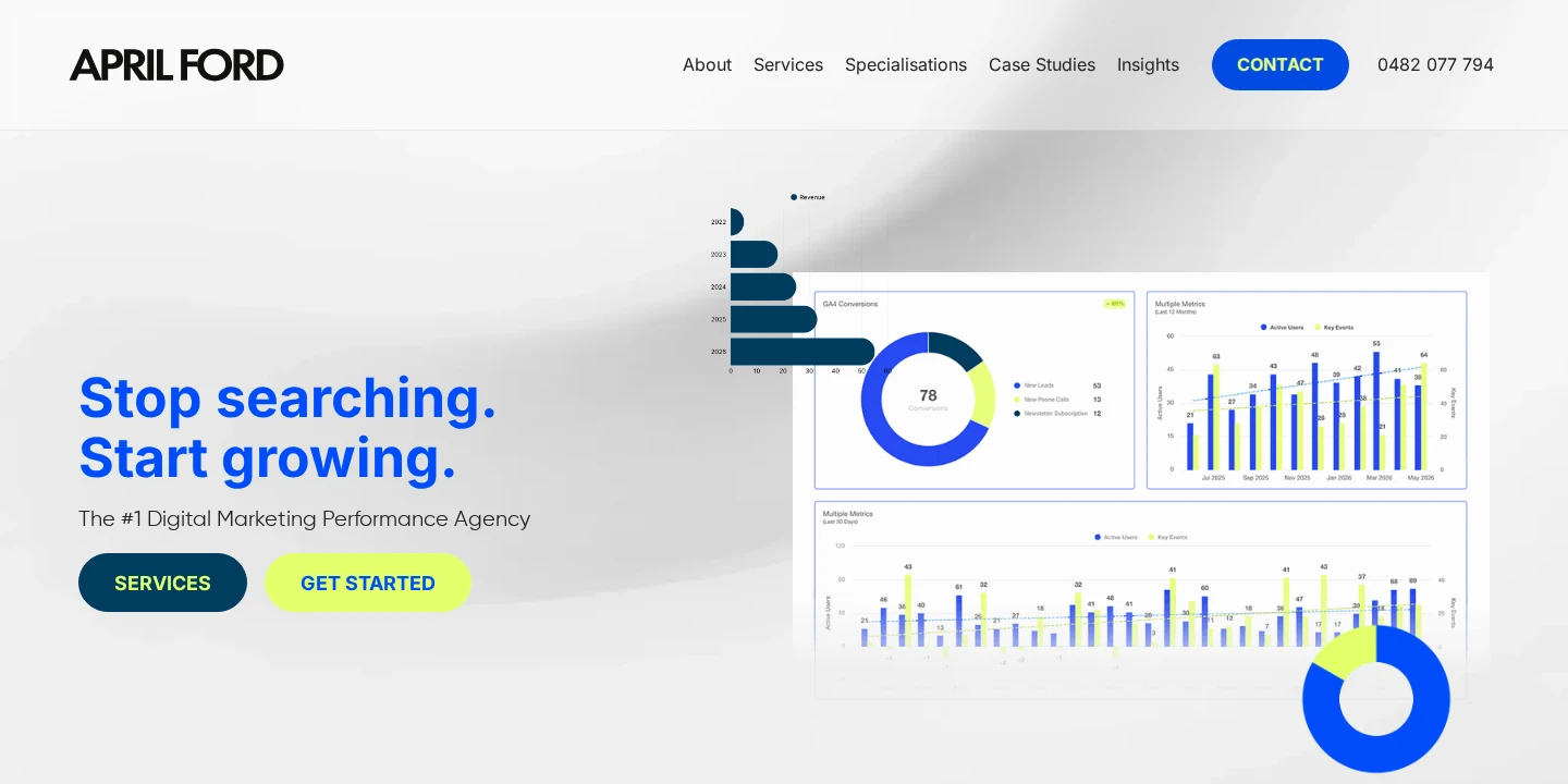 April Ford homepage