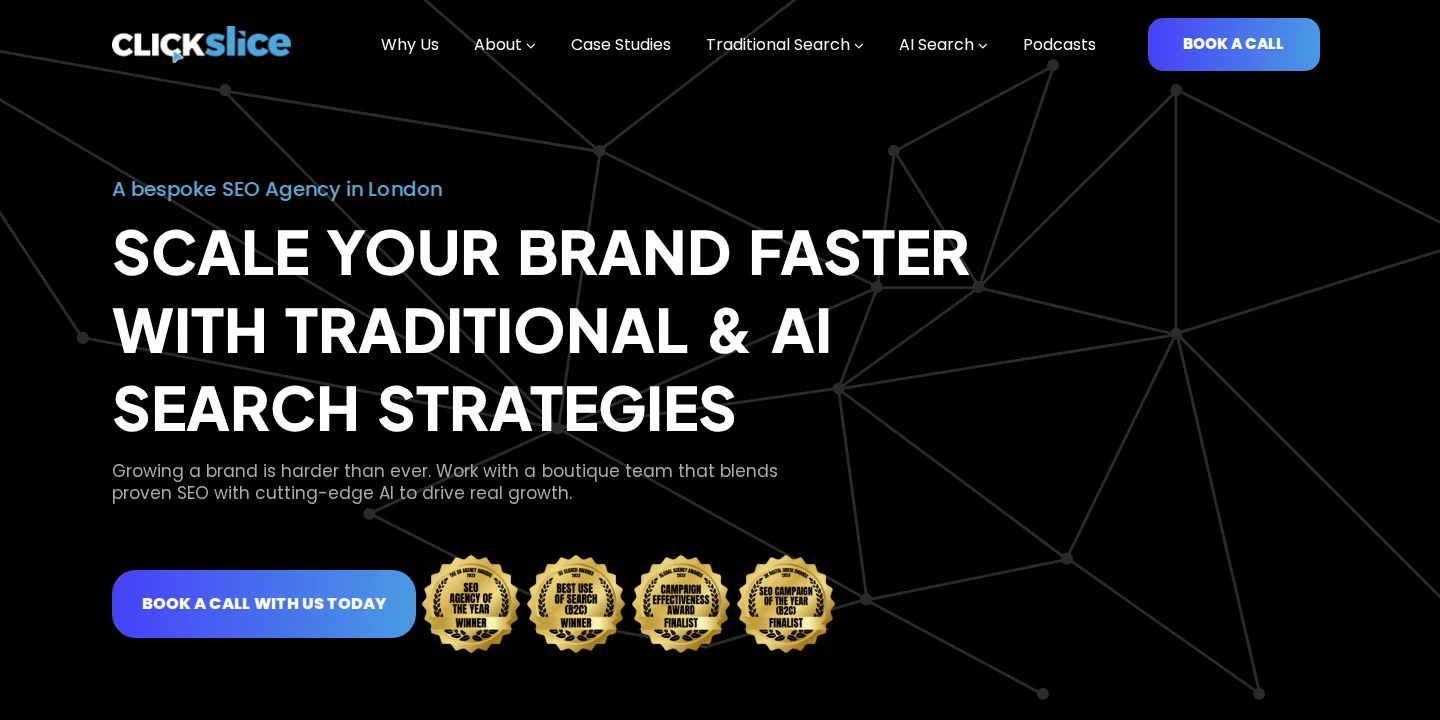 ClickSlice homepage