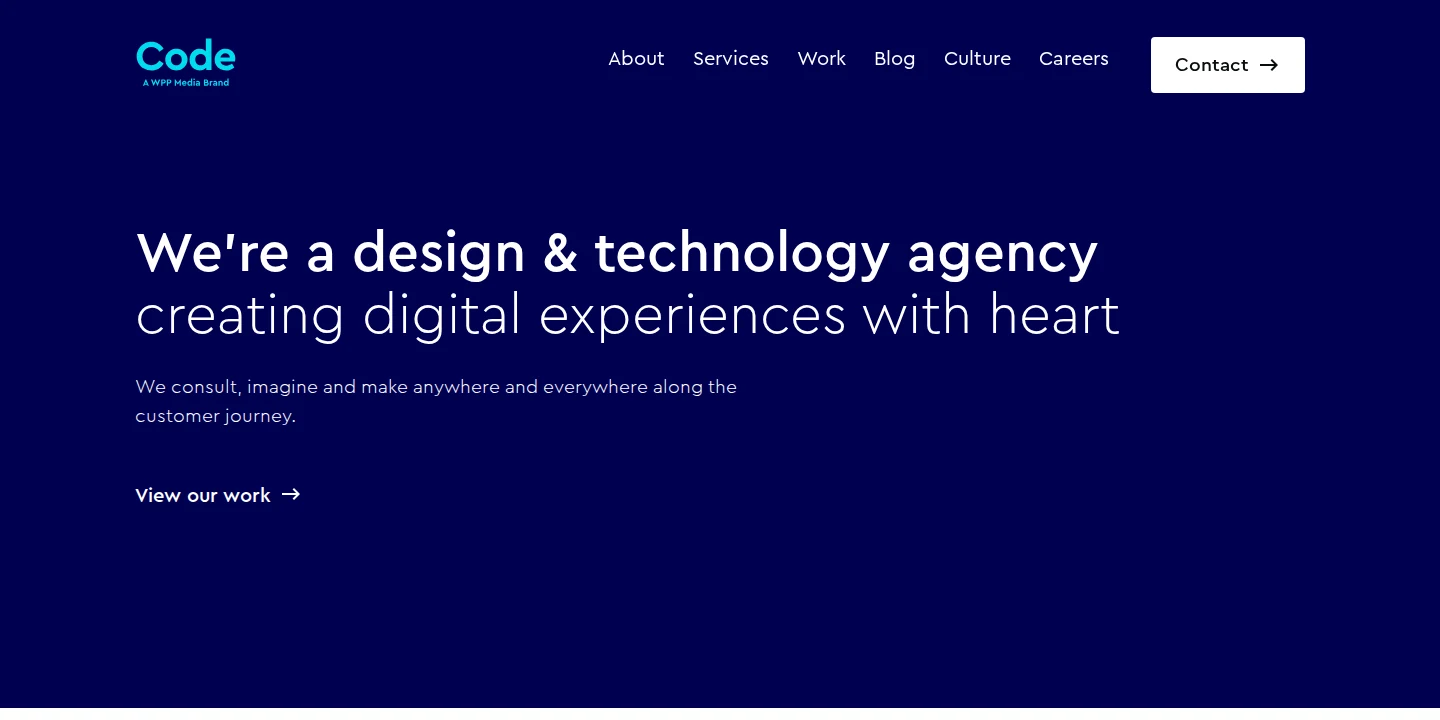 Code Computerlove homepage