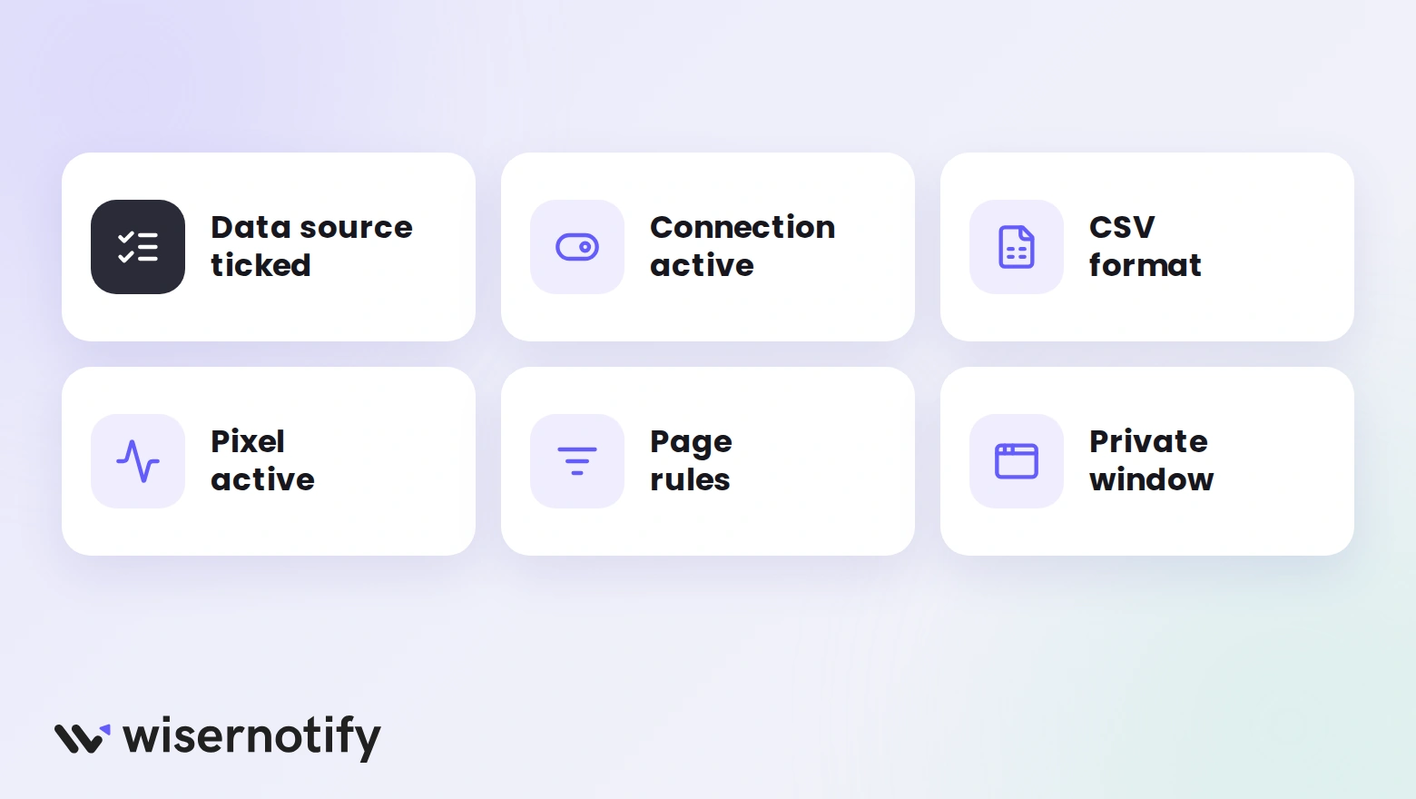 Six checks when custom reviews are missing: data source ticked, connection active, CSV format, pixel active, page rules, and private window
