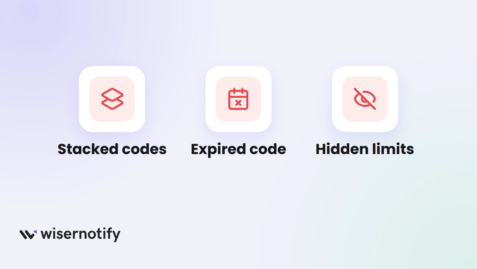 Three Ecwid offer mistakes: stacked codes, expired code and hidden limits