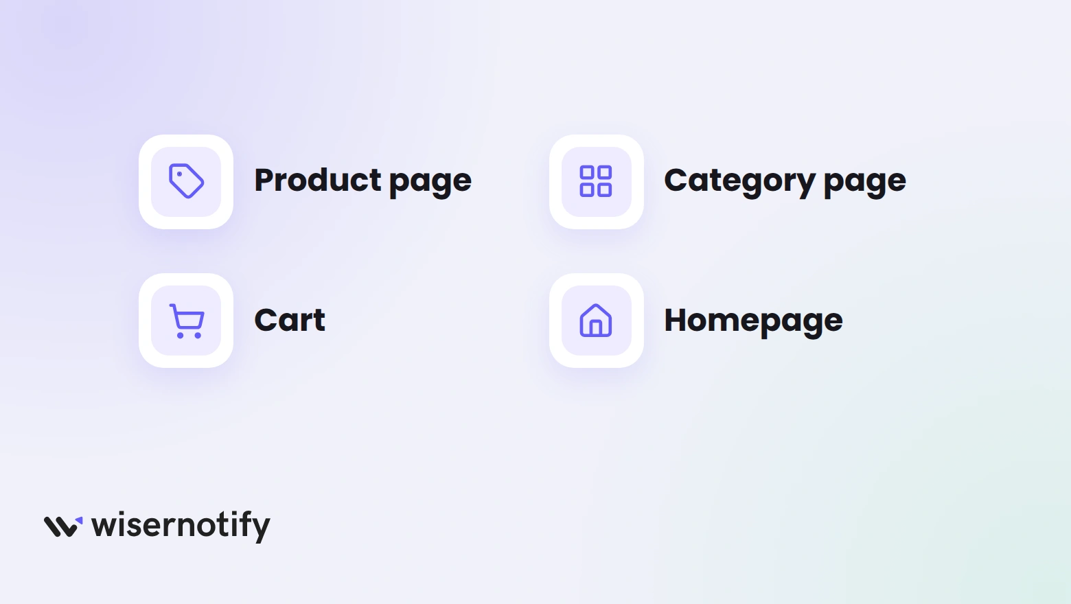 Where to show offers on Ecwid: product page, category page, cart and homepage