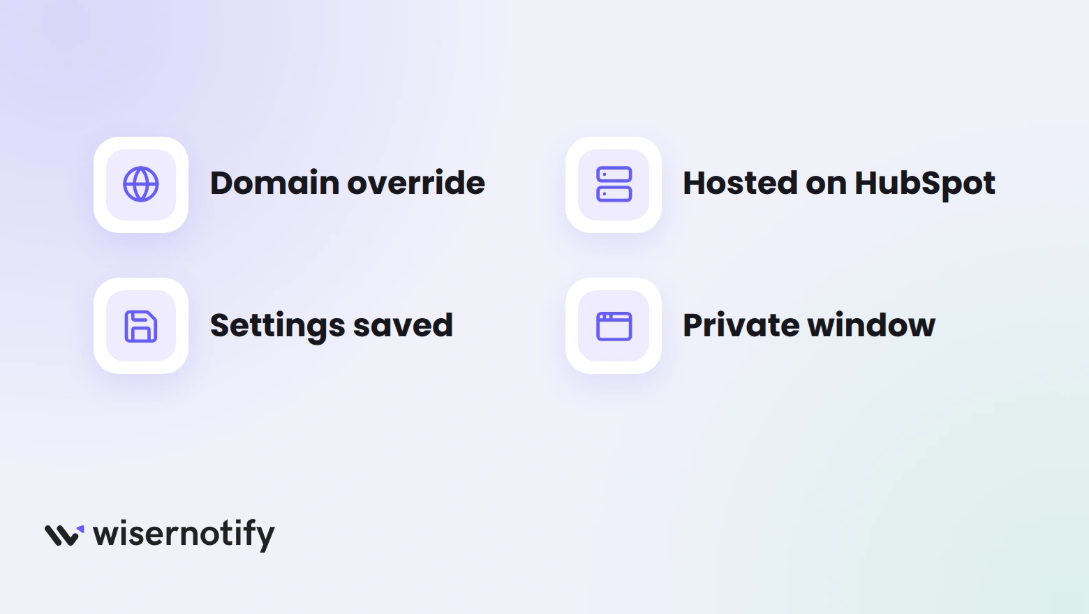 Four checks when the WhatsApp widget is not showing on HubSpot: domain override, hosted on HubSpot, settings saved and private window