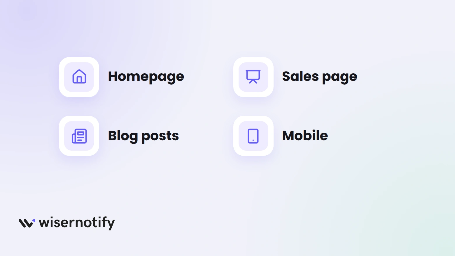 Where to show an announcement bar on Kajabi: homepage, sales page, blog posts and mobile