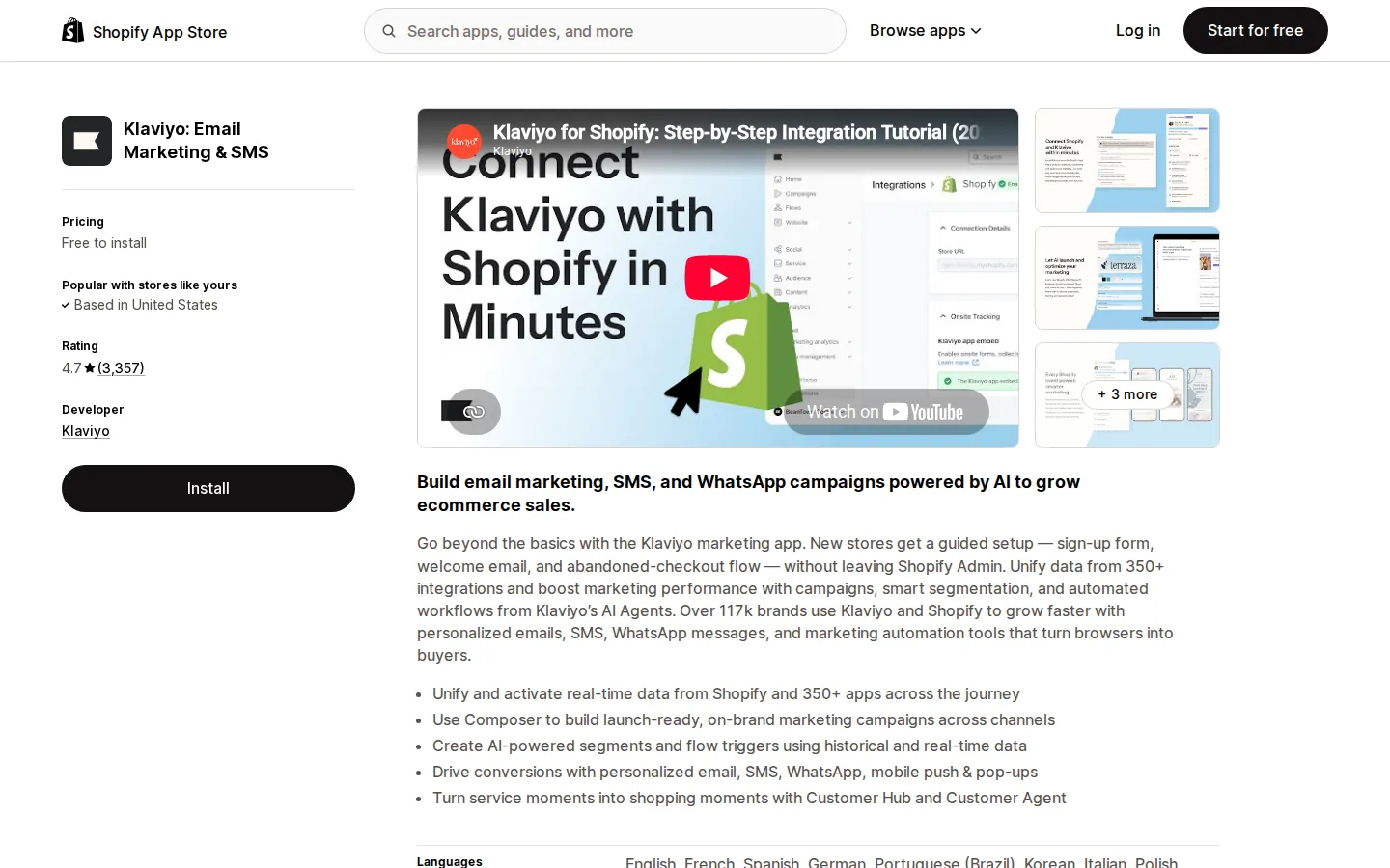Klaviyo Email Marketing and SMS on the Shopify App Store