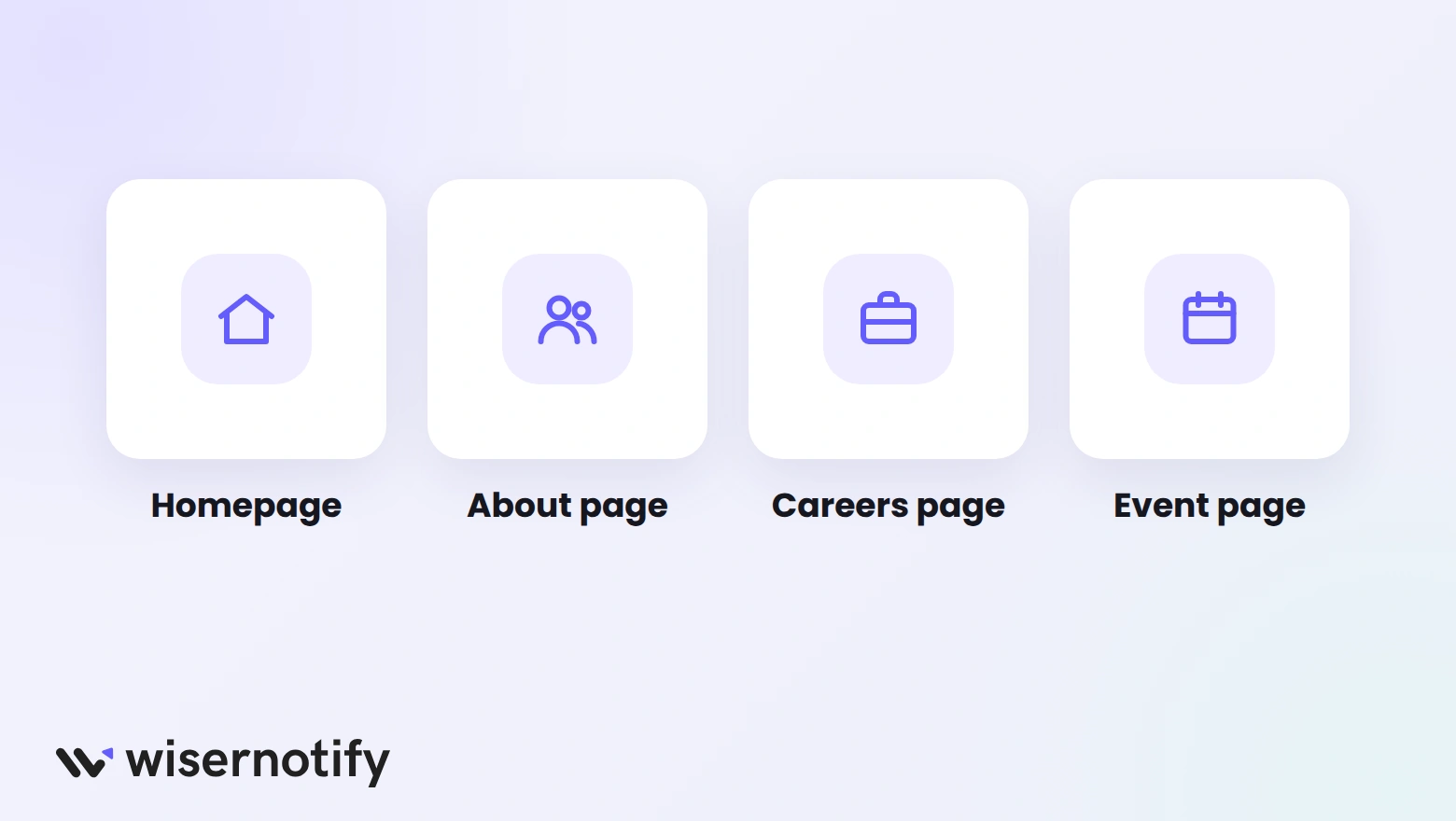 Where to show a LinkedIn follower counter: homepage, about page, careers page, and event page