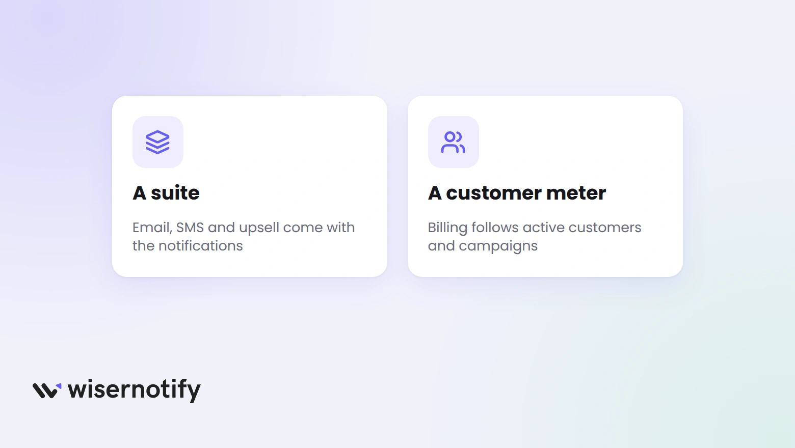 Two reasons teams leave Proof Factor: a suite that bundles email, SMS and upsell, and a meter based on active customers and campaigns