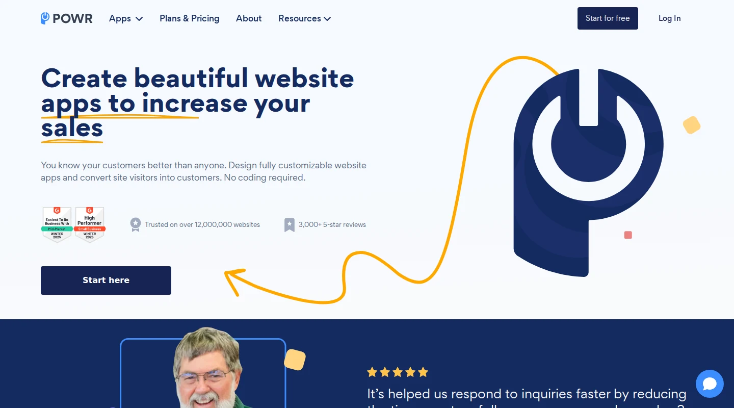 POWR homepage