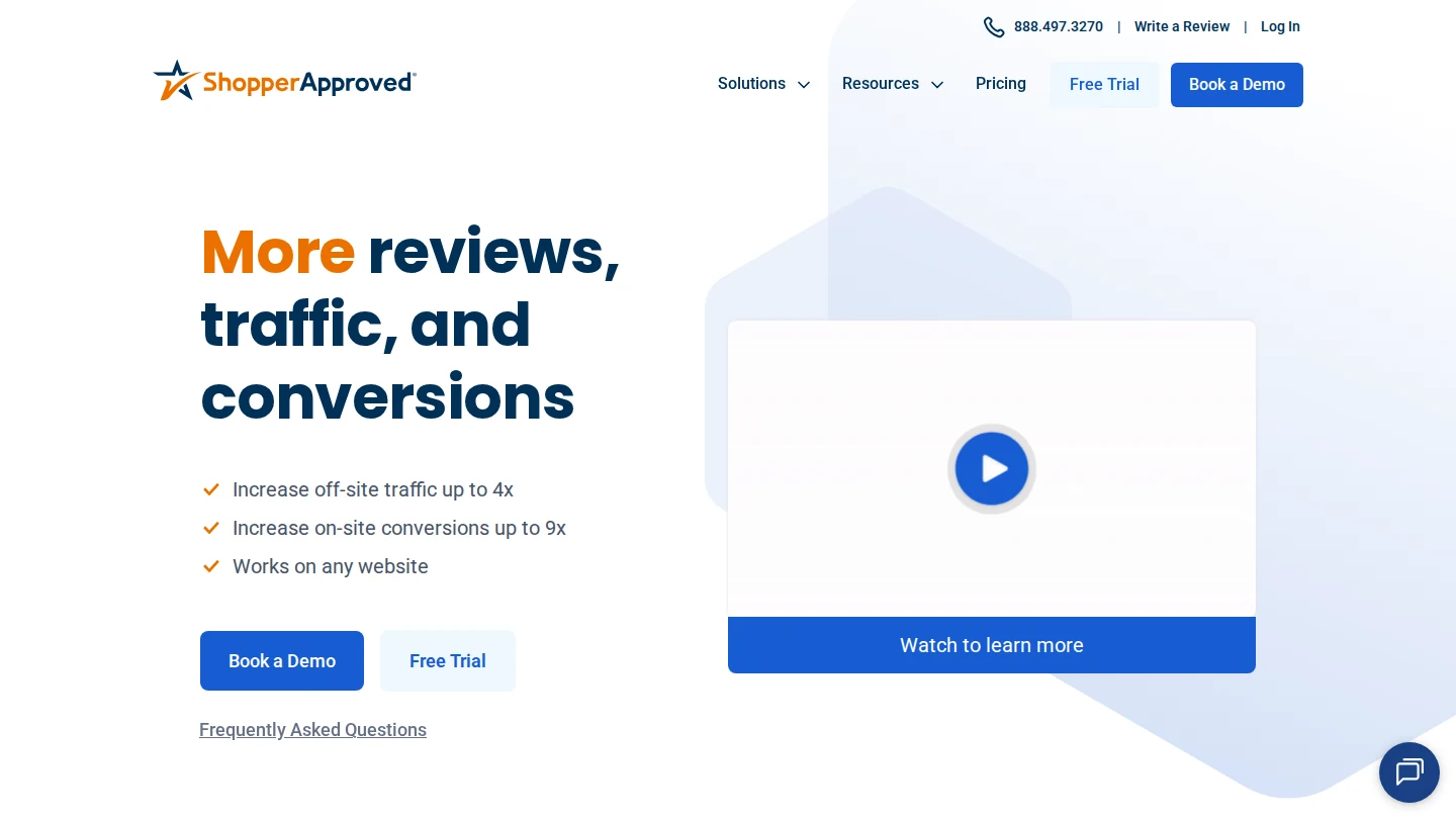 Shopper Approved homepage