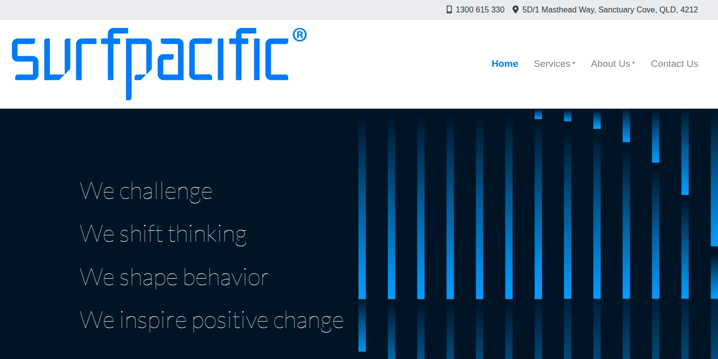 Surf Pacific homepage