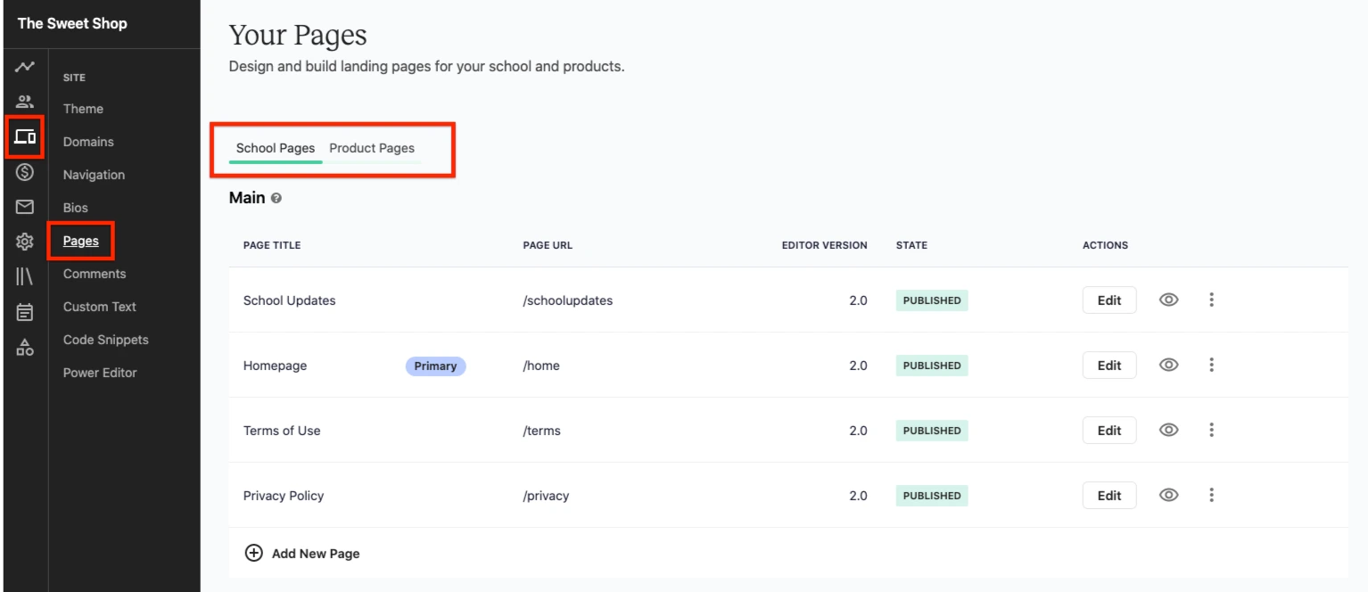 Teachable admin Site srcset=
