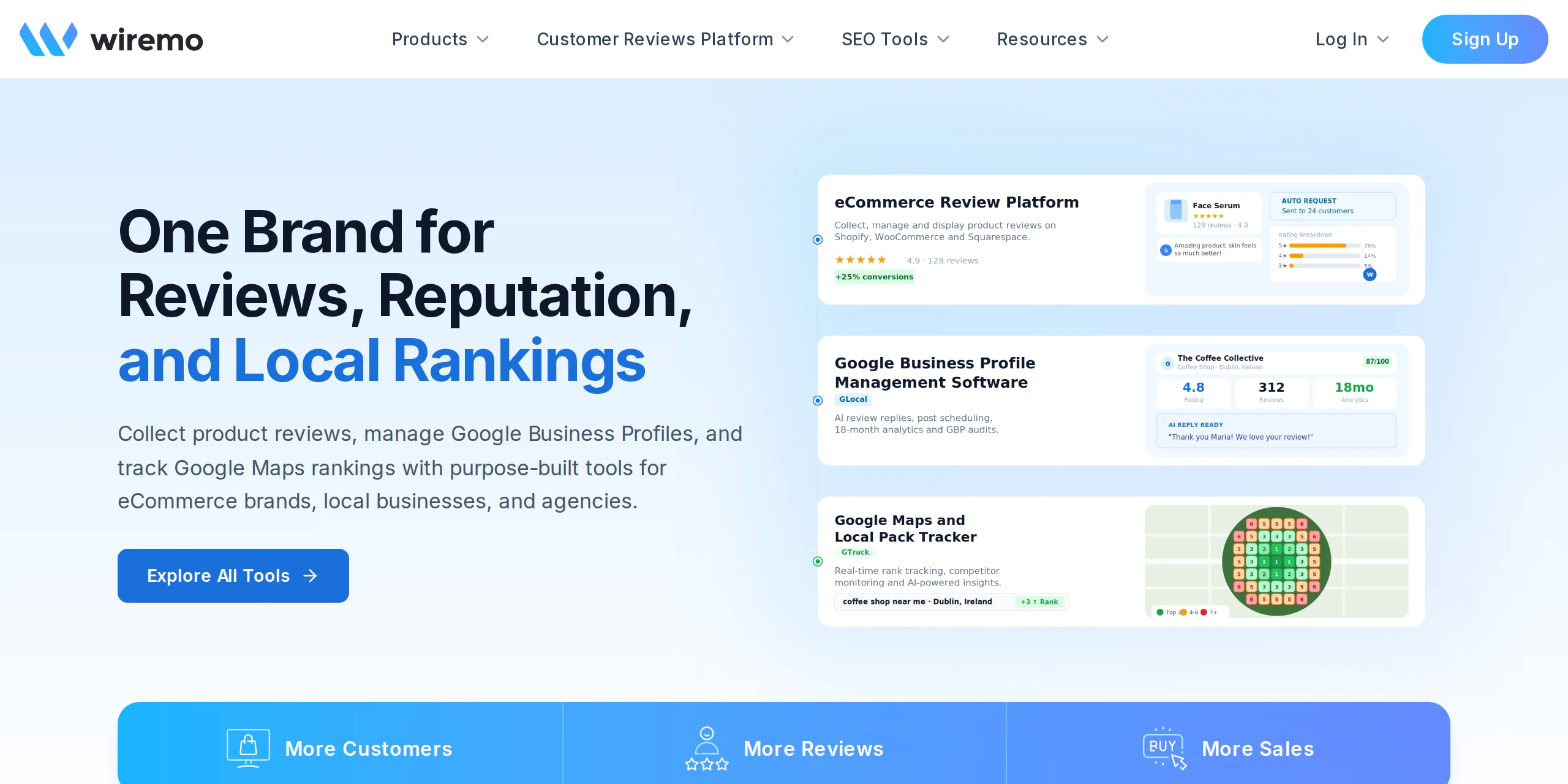 Wiremo homepage