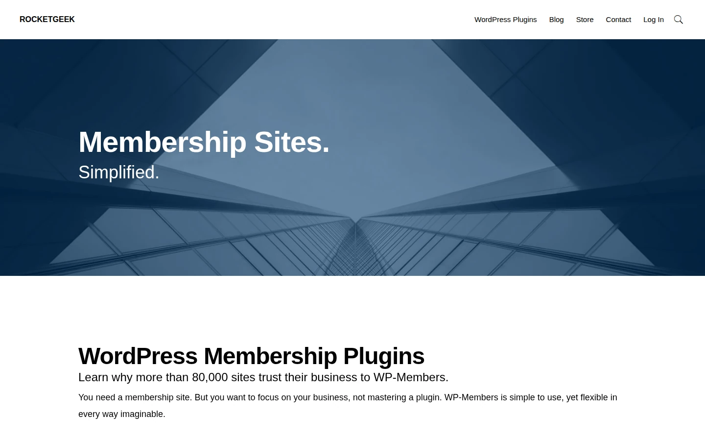 WP-Members by RocketGeek homepage